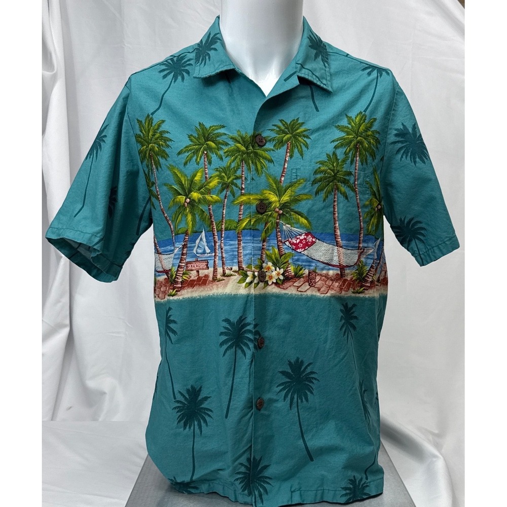 Vtg‎ Hawaiian Reserve Collection Beach Shirt S